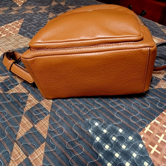 Kate Spade ♠️ NWOT travel pack handbag 👜 beautiful Brown bag pebble leather ♥️ - Picture 5 of 8